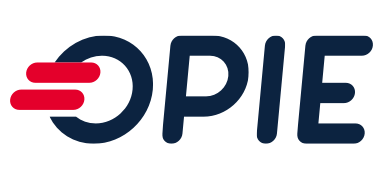 A theme logo of OPIE Drive-Thru Grocery